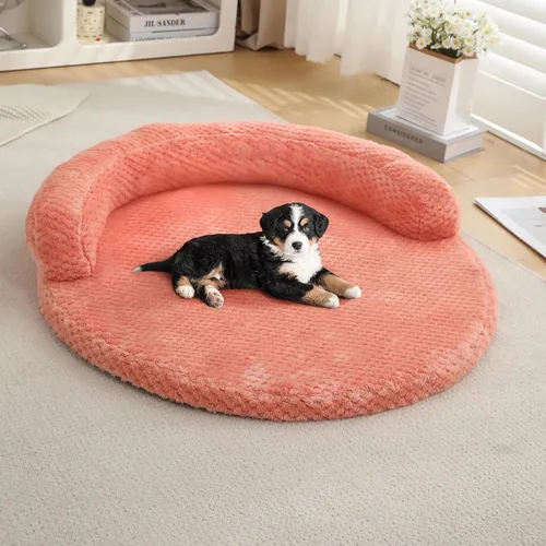 Vista 11 de Cama para gatos de interior, lavable para sofá cama para mascotas, funda extraíble de espuma viscoelástica para caja de huevos, 19.6 x 3.9 x 1.5