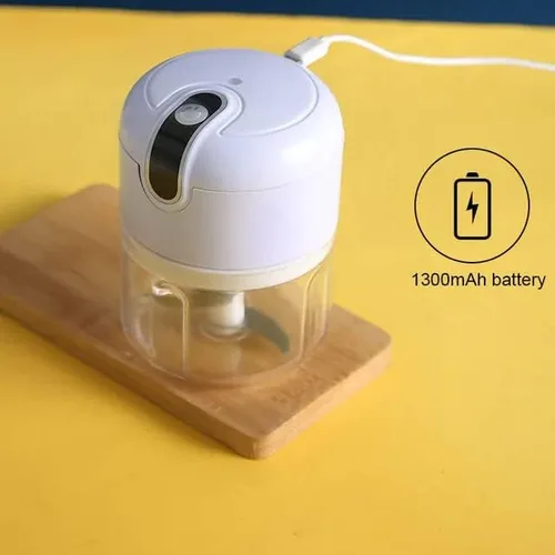 Vista 2 de Picador inalámbrico automático Mini licuadora eléctrica portátil de cocina Picador fácil para ajo, verduras, frutas, cebollas, carne, ensalada