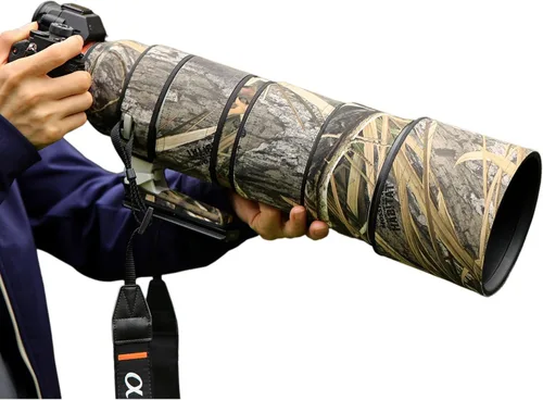 Vista 15 de Rolanpro Funda Protectora Impermeable de Camuflaje para Sony FE 200-600mm F5.6-6.3 G OSS Estuche Protector de Ropa Cubierta contra la Lluvia - #14