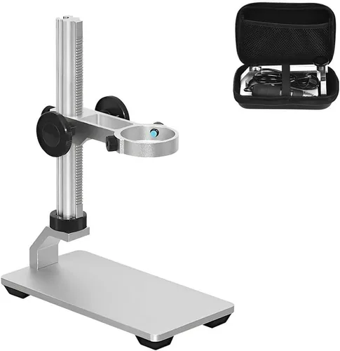 Vista 7 de Microscopio Digital USB Full HD 1080P para iPhone iPad Android PC, Microscopio Portátil de Mano de Alta Definición 50-1000X con Luz para Monedas