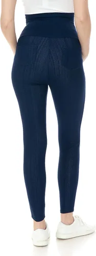 Vista 4 de Leggings Depot Jeans de maternidad para mujer con bolsillos, cómodos, elásticos, pantalones de mezclilla para embarazo