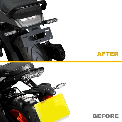 Vista 4 de Eliminador de guardabarros de motocicleta compatible con Husqvarna VitPilen/SvartPilen 401 2020-2023, SvartPilen 125/200/250 2020 2021 2022 2023