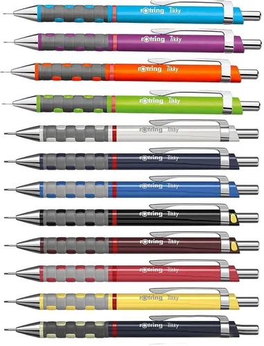 Vista 5 de rOtring Tikky - Lápiz mecánico, agarre de 0.014 in, paquete de 12, (S0770490)