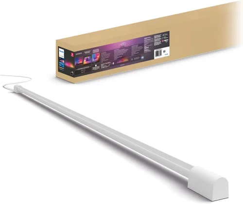 Vista 11 de Philips Hue - Tubo de luz LED inteligente grande, negro - Luz LED de cambio de color blanco y ambiente - 1 paquete - Sincronización con TV, música