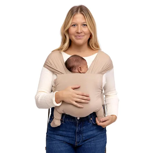Vista 10 de WildBird - Envoltura con hebilla aérea - Bebés de 0 a 6 meses - Grande (L-4XL) Acadian - Portabebés recién nacido - Transporte frontal - Tela suave
