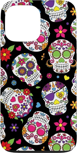 Vista 24 de Dead Sugar Skulls Case Sugar Skull Day of The Dead Case for iPhone 17