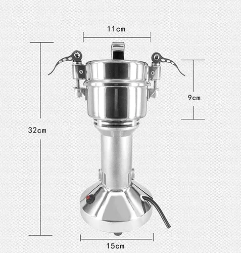 Vista 2 de Molinillo de café automático de elaboración de cerveza Productos 300G Molino de grano, Acero inoxidable Eléctrico Hogar Alimentos Secos Molino