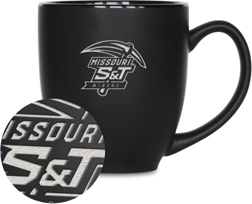 Vista 29 de Rico Industries - Taza de cerámica mate negra con grabado láser estándar de 15oz para NCAA (escuelas T & U) - Para bebidas calientes o frías