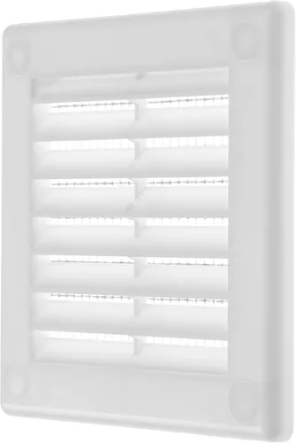 Vista 8 de Vent Systems 3 x 3 pulgadas (dimensiones de apertura) - Cubierta de ventilación de plástico blanco Soffit - Rejilla de ventilación cuadrada plana