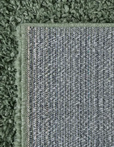 Vista 455 de Unique Loom Colección Davos Shag - Alfombra Lino