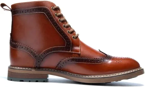 Vista 2 de Botas Chelsea para hombre, elegantes y cómodas, de cuero, con cremallera