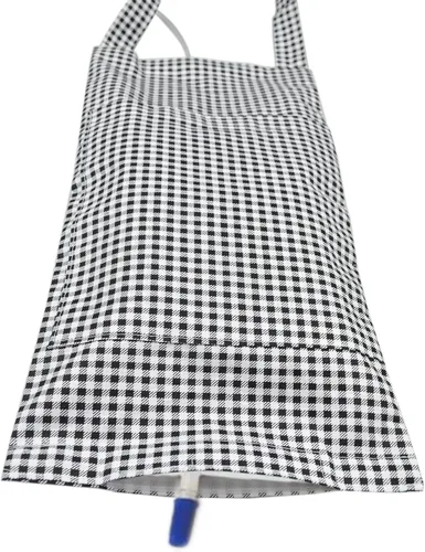 Vista 2 de Funda para bolsa de drenaje de orina con correa ajustable para bolsa de catéter Foley de 20.3 fl oz para silla de ruedas y cama de viaje en casa