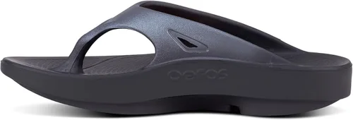 Vista 5 de OOFOS mens Ooriginal Sport Sandal Negro/Grafito