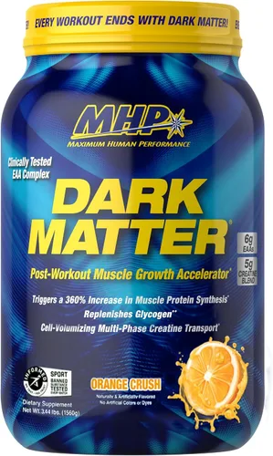 Vista 8 de MHP Dark Matter Después del Entrenamiento, Acelerador de Recuperación, con Creatina de Fase Múltiple, Hidrato de Carbono de Maíz Ceraceo, 6g EAAs