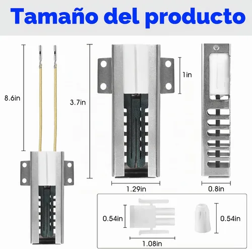 Vista 3 de Coorstek 501A - Repuesto de encendedor de horno para WB13K21 General Electric Range Igniter Model (1 unidad)