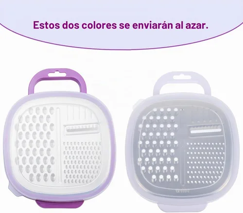Vista 3 de Rallador de queso con recipiente, rallador de queso con mango para caja de cocina
