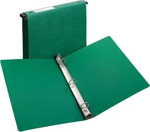Vista 10 de Avery Carpeta colgante de 3 anillas, anillos redondos de 1 pulgada, 1 carpeta verde (14802) (paquete de 2)