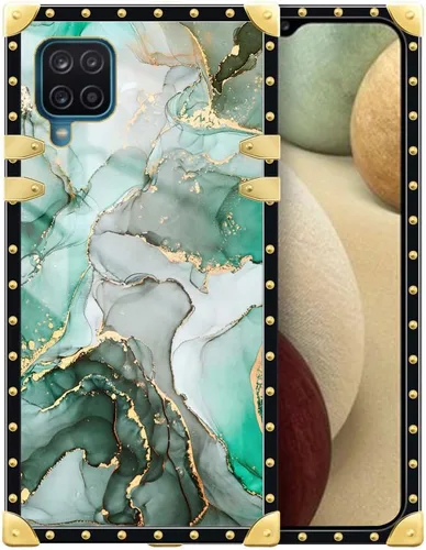 Vista 136 de Funda compatible con Samsung Galaxy A03S 4G, TPU suave de lujo y parte trasera de policarbonato duro para niñas y mujeres, funda protectora a prueba