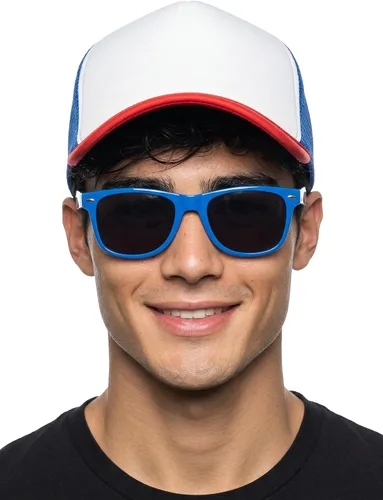 Vista 60 de Funky Junque Sombrero de camionero ligero Snapback de espuma de malla en Negro/Negro