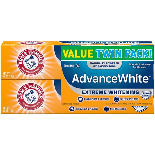 Vista 20 de Arm & Hammer Advance White Extreme Whitening Pasta de dientes, 0.9 onzas (el embalaje puede variar)