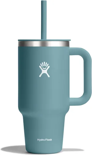 Vista 5 de Hydro Flask All Around - Vaso de viaje de 32 onzas, color morado degradado (Bayberry Ombre)