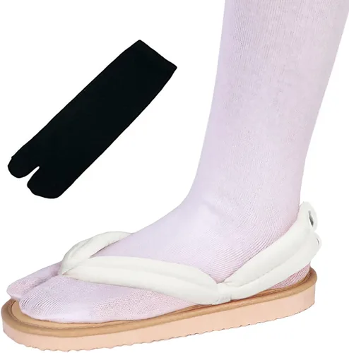 Vista 3 de Anime Unisex Cosplay Clog Shoes Kamado Tanjirou Geta Slippers Japanese flip Flops