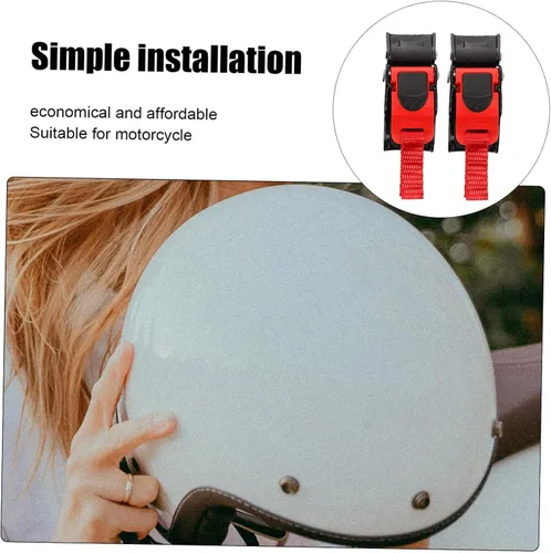 Vista 4 de Zerodeko 2 accesorios de hebilla de liberación rápida para motocicleta, clips duraderos para correa de barbilla, accesorios versátiles y fiables