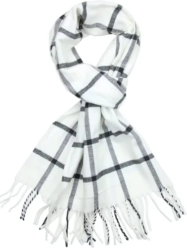 Vista 84 de Bufanda de invierno Achillea suave y cálida, de tartán, a cuadros, de cachemira, unisex