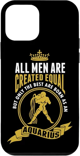 Vista 12 de iPhone 15 Solo los mejores hombres nacen como funda Acuario