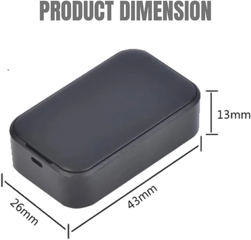 Vista 3 de Rastreador GPS - Mini grabadora activada por voz Grabación de audio en tiempo real WiFi/GSM