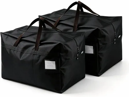 Vista 13 de 100L grande ornamento almacenamiento resistente al agua lleva bolsas de Negro