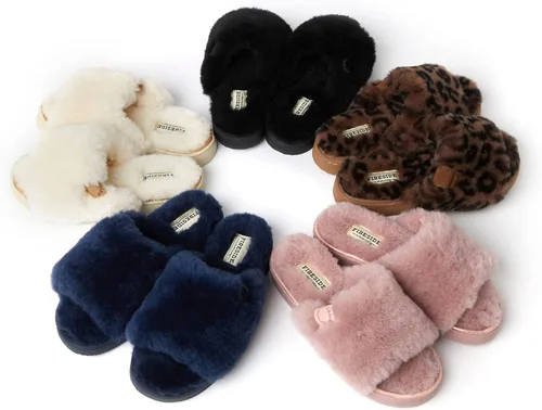 Vista 2 de Dearfoams Fireside Cairns - Sandalias fáciles de poner y quitar para mujer