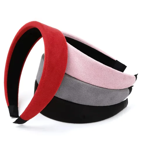 Vista 10 de WOVOWOVO Diademas de cuero para mujer, 1 pulgada, antideslizantes, suaves, de poliuretano, para mujer, de moda, lindas diademas de belleza