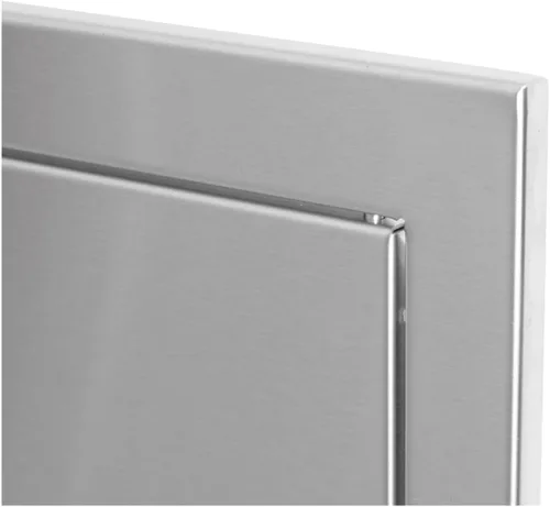 Vista 2 de Bull Outdoor Products Componentes Premium para Isla de Barbacoa de Cocina Exterior, Puerta de Acceso Vertical - Bisagra Izquierda con Reborde