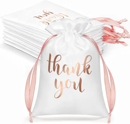 Vista 10 de Sieral 50 bolsas de regalo de satén con cordón para joyas, bolsas para dulces para el día del padre, boda, baby shower, despedida de soltera, fiesta