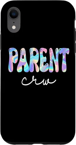 Vista 8 de iPhone 15 Parent Crew Groovy Back to School Cute Teachers Women Girl Case