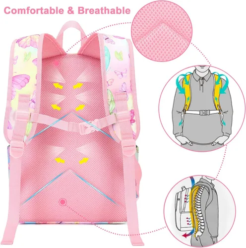 Vista 6 de Mochila preescolar para niños y niñas