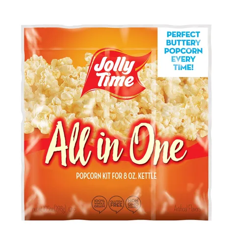 Vista 8 de JOLLY TIME Kit de palomitas de maíz todo en uno, paquetes de porciones con granos, aceite y sal para cine o máquinas de reventar aire
