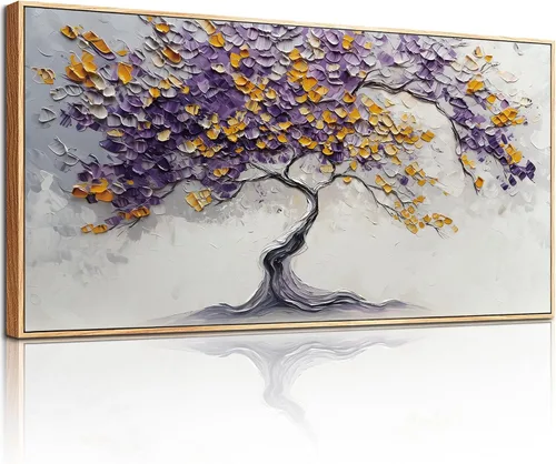 Vista 8 de crmotu Arte de Pared de Montaña, Arte de Pared de Lienzo de Bosque, Decoración de Pared de Arte de Paisaje, Impresiones de Arte de Naturaleza