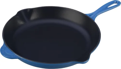 Vista 4 de Le Creuset sartén de hierro fundido esmaltado de 11 3/4 pulgadas, Cereza