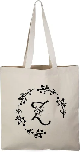 Vista 23 de TBF Bolsas de lona resistentes con iniciales personalizadas para mujer