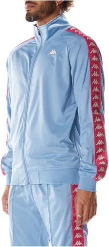 Vista 4 de Kappa Chaqueta Anniston Banda 222 para hombre (azul claro)