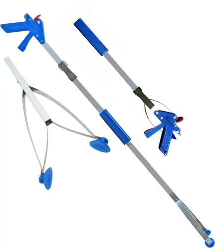 Vista 10 de ArcMate EZ Reacher Indoor Grabber Reacher - Folding Grabber Tool with Collapsible Slip Joint, Locking Handle