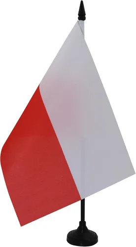 Vista 115 de AZ FLAG Aland Table Flag 4x6 in 100D Polyester Plastic Base Indoor use Finnish 15x10 cm desk flag stitched finish with reinforced edges with