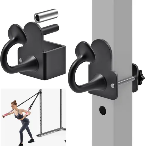 Vista 13 de Nordic Hamstring Curl Attachment, Dip Bar, Belt Squat & Safety Spotter Arms for 2"x2" & 3"x3" Power Racks, Home Gym Strength Training Accessories