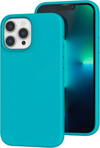 Vista 257 de Funda de silicona líquida compatible con iPhone 12 Pro Max 6.7 pulgadas, funda de gel de protección completa con forro de microfibra, funda