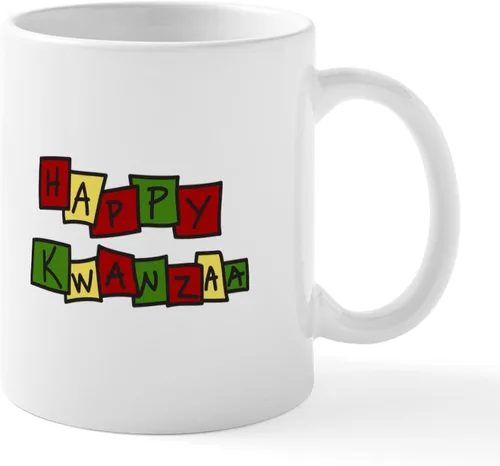 Vista 25 de CafePress Celebrate Kwanzaa - Taza de café de cerámica de 11 oz (11.0 fl oz)