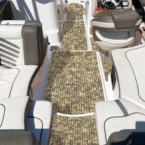 Vista 5 de Piso de Barco de Espuma EVA Cubierta de Espuma de Barco Camuflaje 94"x45"/35"/23" Tapete Antideslizante para Barco Autoadhesivo Rollos de Espuma