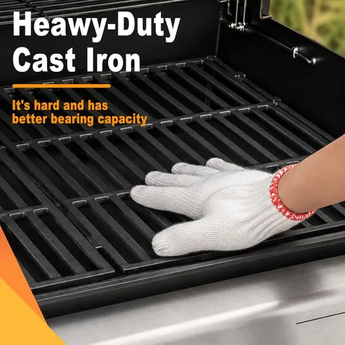 Vista 3 de Kit de parrilla de hierro fundido para parrillas de gas Weber Spirit 200