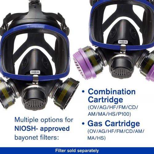 Vista 3 de Dräger X-plore 5500 Máscara respiradora de cara completa Aprobado por NIOSH